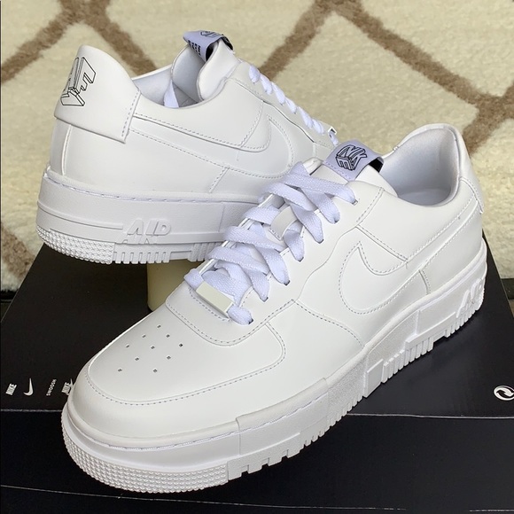 NIKE W AF1 PIXEL WHITE/WHITE-BLACK-SAIL - Picture 5 of 16